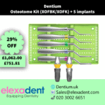 Osteotome Kit (XOFBK/XOFK) + 5 implants