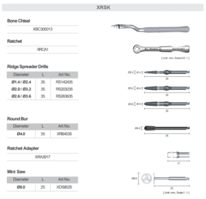 Dentium Ridge Spreader Kit (XRSK)